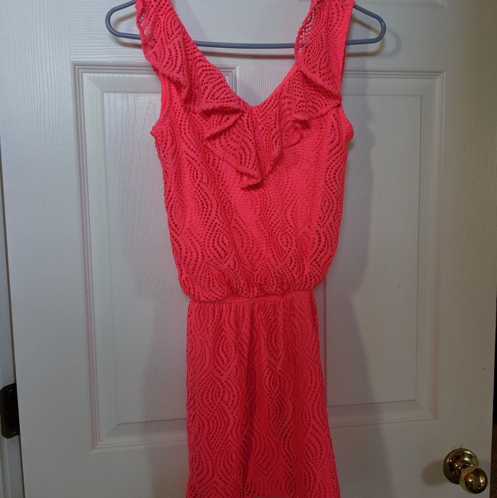 Lilly Pulizer coral romper